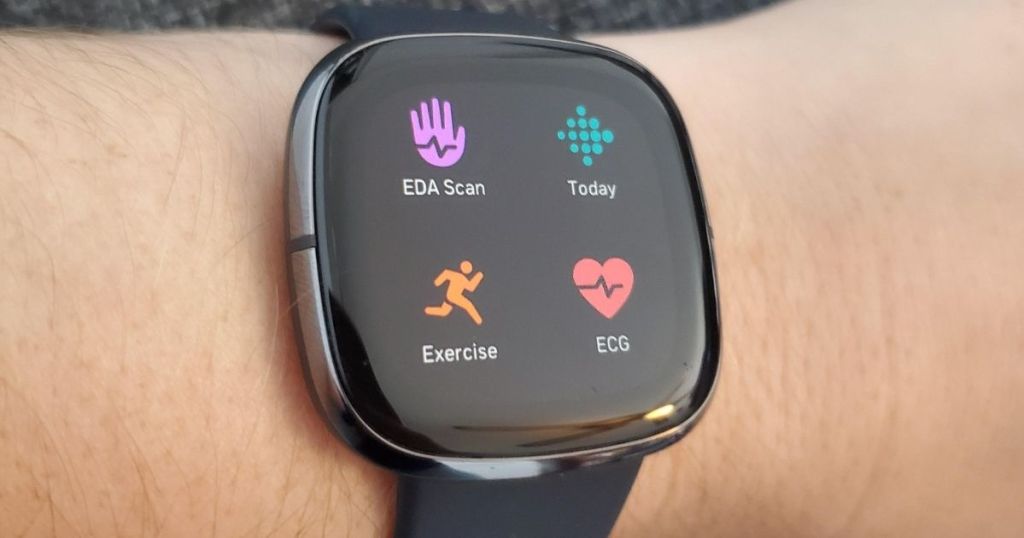 smartwatch on a persons wrist