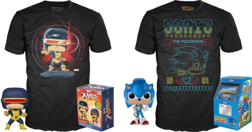 Funko Cyclops and Sonic Sets