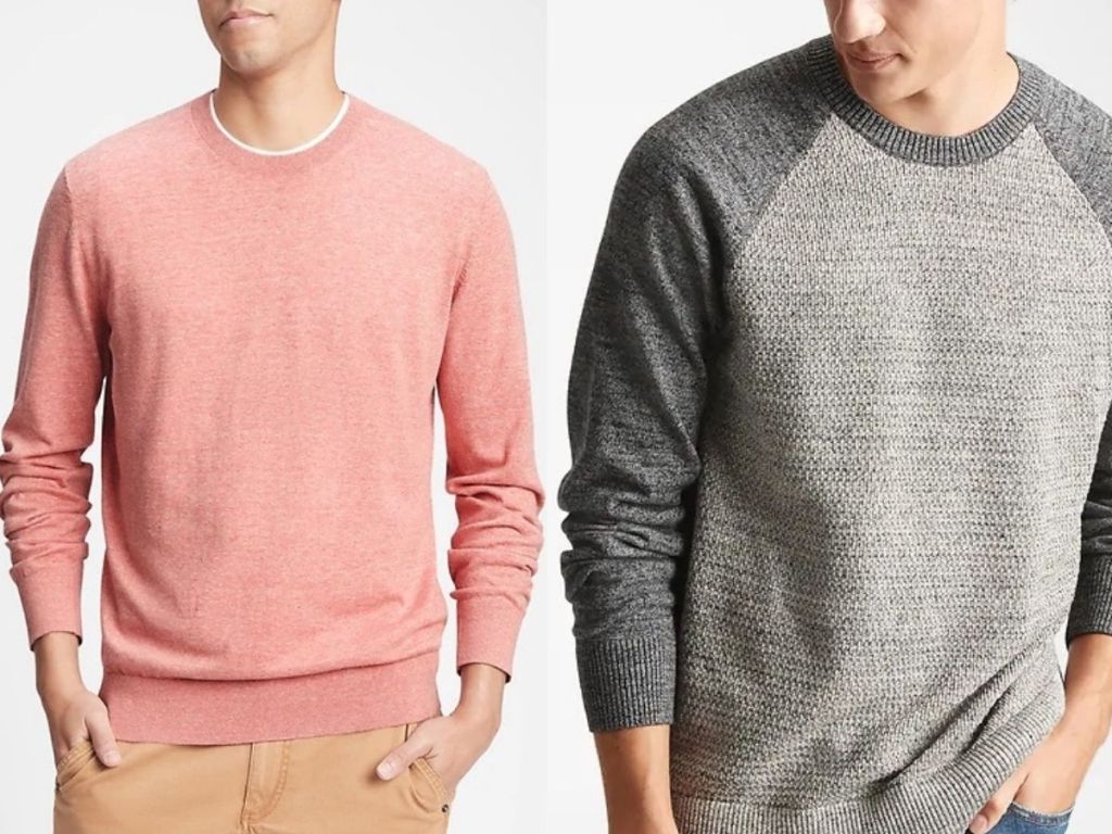 Two men wearing Sweaters