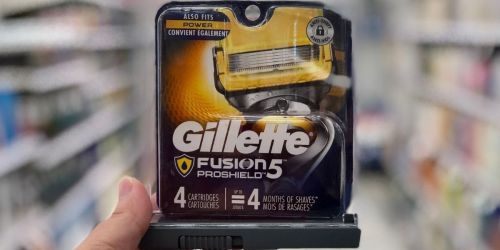 Gillette Fusion5 Razor Blades 4-Pack Just $11.96 Shipped on Amazon (Regularly $24.49)