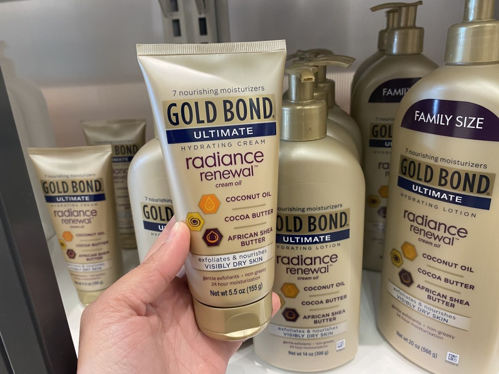 2 Gold Bond Coupons to Print = 31 Worth of Lotions Just 11.76 at Target