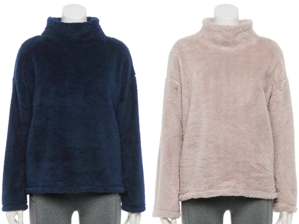 Women’s Double-Sided Sherpa Sweater Just $11 (Regularly $40) + Free Shipping for Select Kohl’s Cardholders