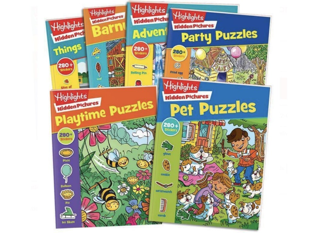 Set of Highlights Hidden Pictures Puzzle Books