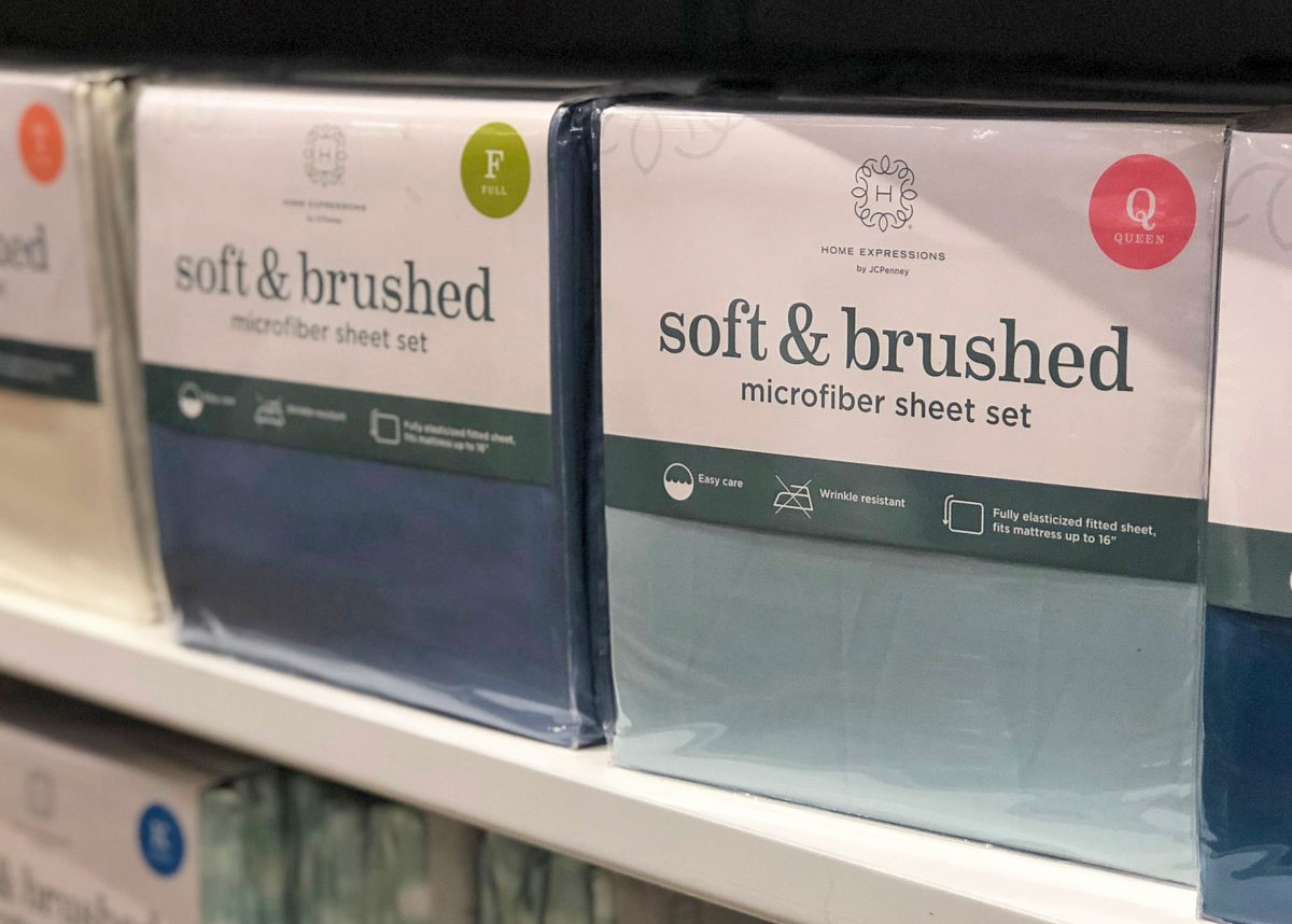 JCPenney WrinkleResistant Microfiber Sheets from 6.99 (Regularly 30