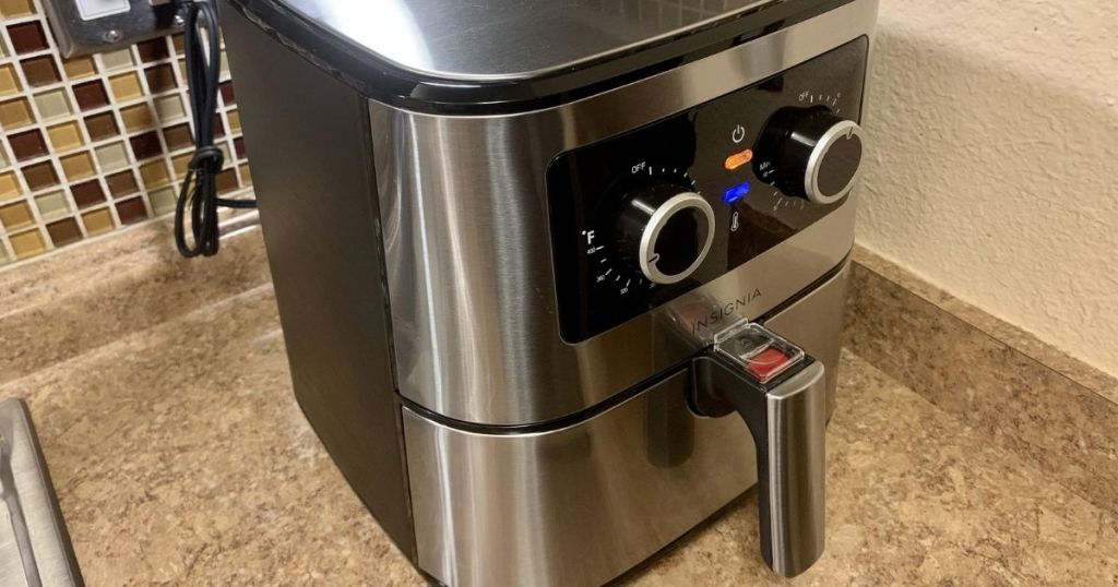air fryer sitting on the counter