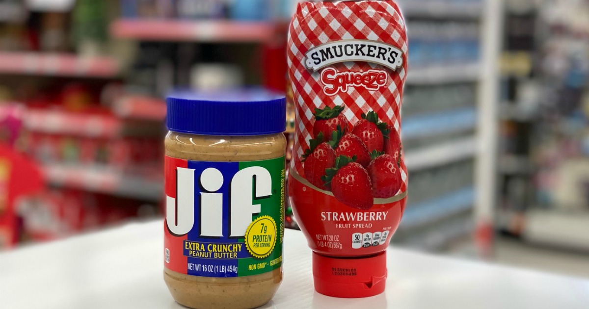 Jif Peanut Butter & Smuckers Jelly Just 1.50 Each at Walgreens In