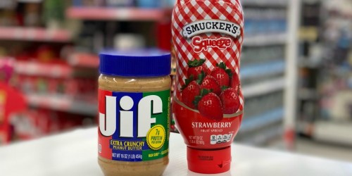 Jif Peanut Butter & Smuckers Jelly from $1.25 Each at Walgreens
