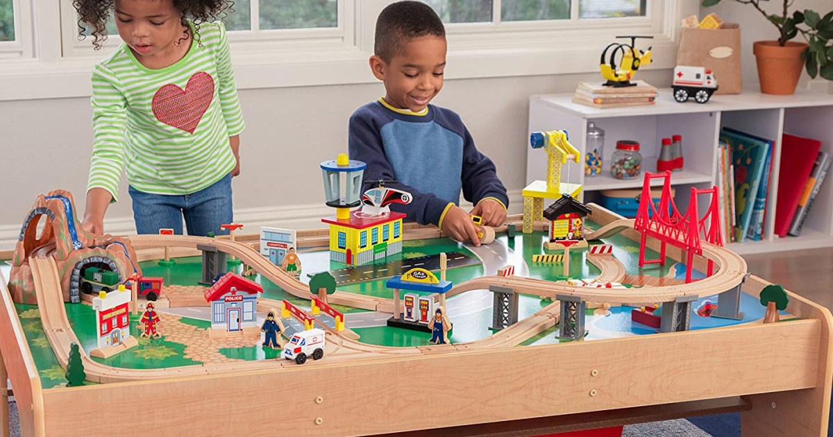 Kidkraft train table outlet set