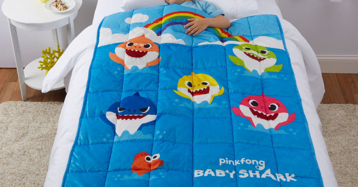 Kids Weighted Blankets From 14 97 On Walmart Com Regularly 50 Disney Baby Shark More Hip2save