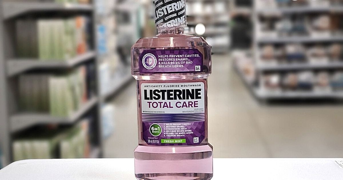 FIVE Listerine Mouthwashes Only 16 After Rebate Walgreens Rewards W 