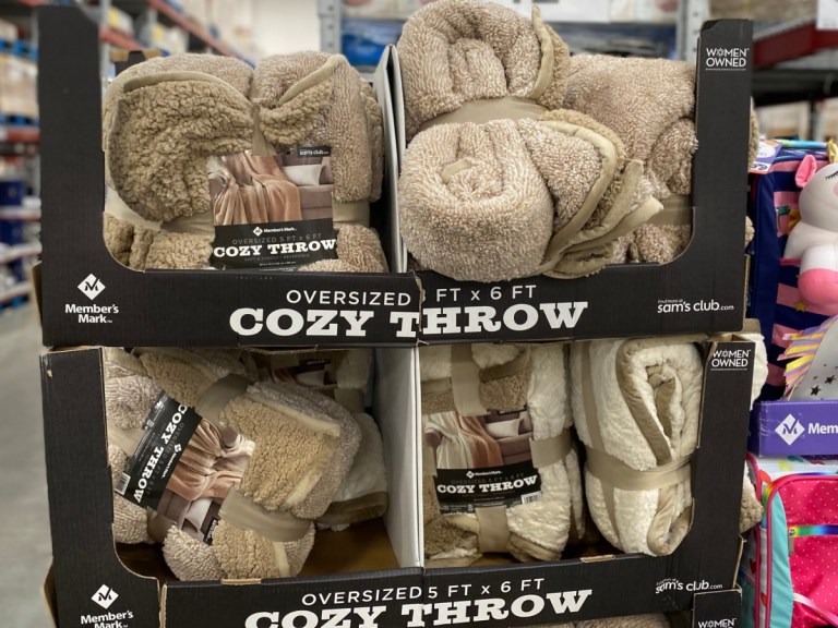 Oversized Throw Blankets from 9.98 at Sam's Club InStore & Online