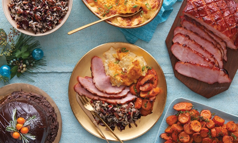 holiday ham dinner