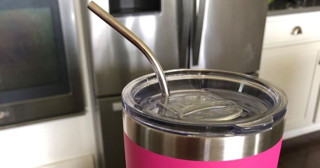 metal drinking straw