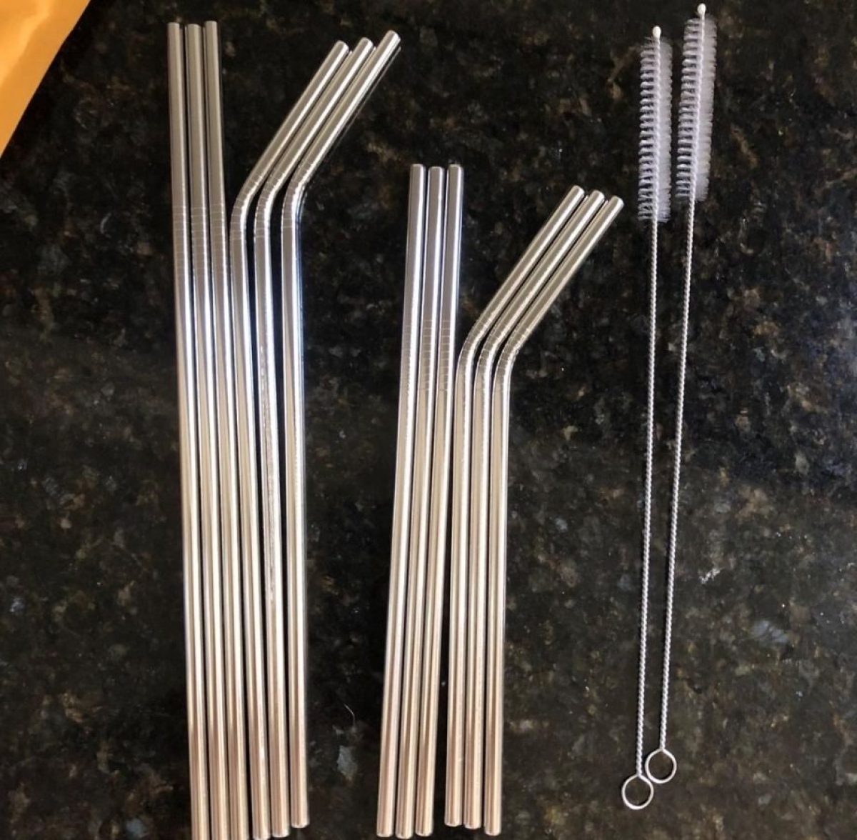 metal drinking straws