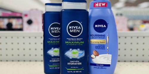 Nivea Body Wash Only $1 Each After Target Gift Card & Cash Back