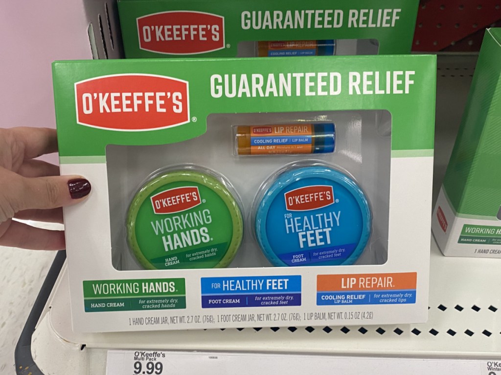 GO! O’Keefe’s Getaway Gift Sets Simply 3.26 Each on