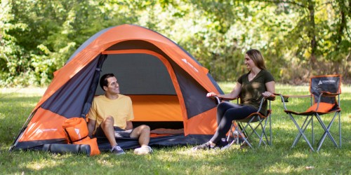 Ozark Trail 22-Piece Camping Tent Bundle Only $99 Shipped on Walmart.com | Includes Chairs, Sleeping Bags, & More