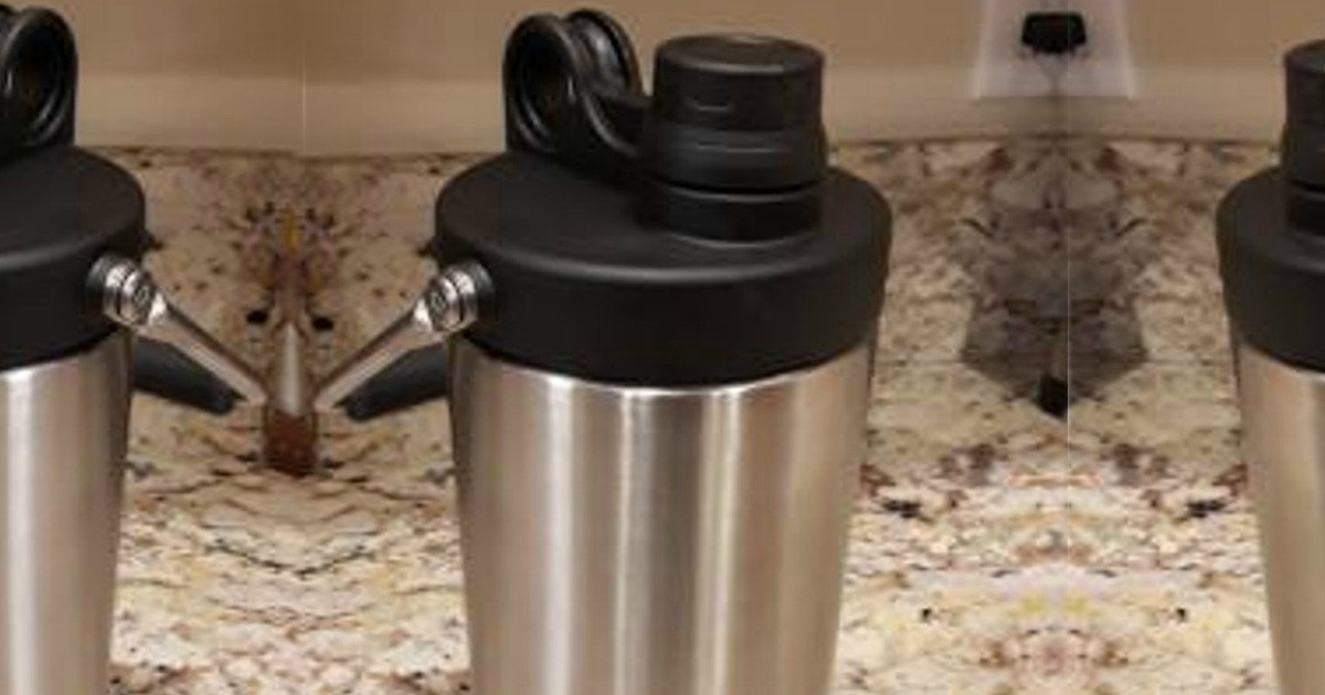 Ozark Trail Stainless Steel 64oz Water Jug Twin Pack Only $16.74 on