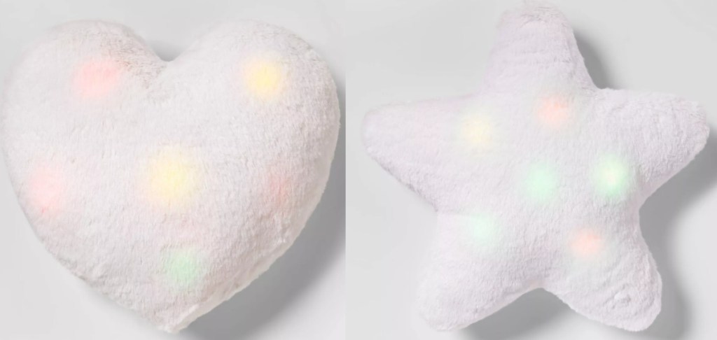 2 light up pillowfort pillows