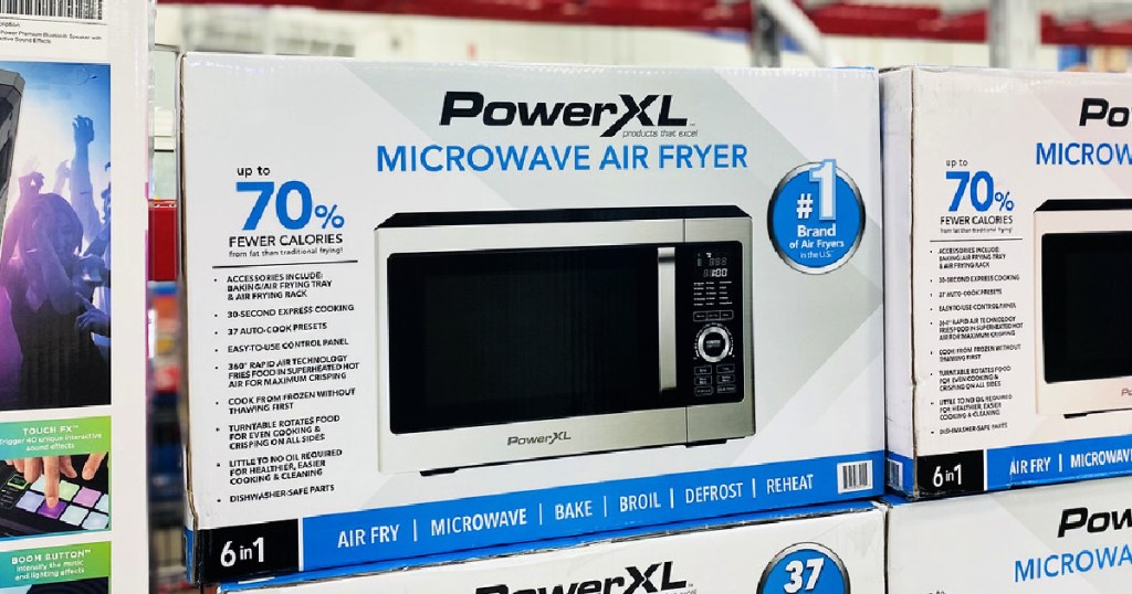 PowerXL Microwave Air Fryer box in store