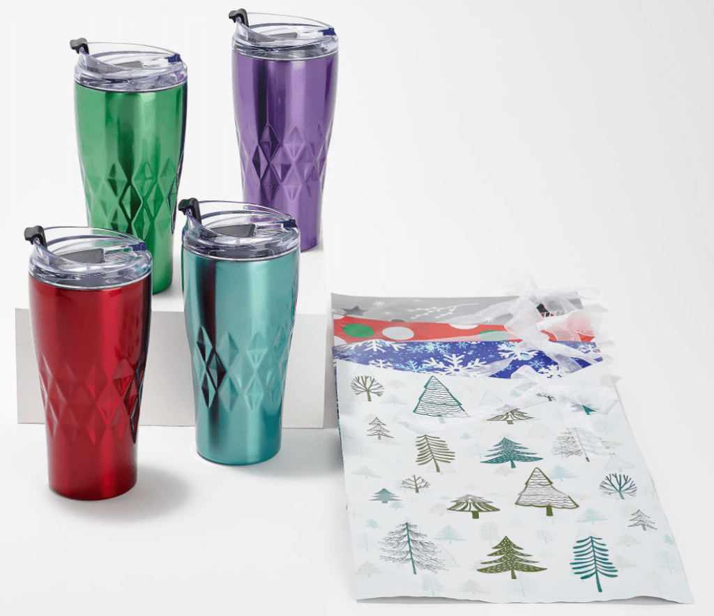 So Giftable! Primula Peak Drinkware 4-Packs Only $25.48 Shipped (Just $6.37  per Tumbler, Water Bottle, or Mug!)