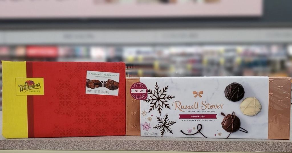 Russell Stover and Whitman's on shelf