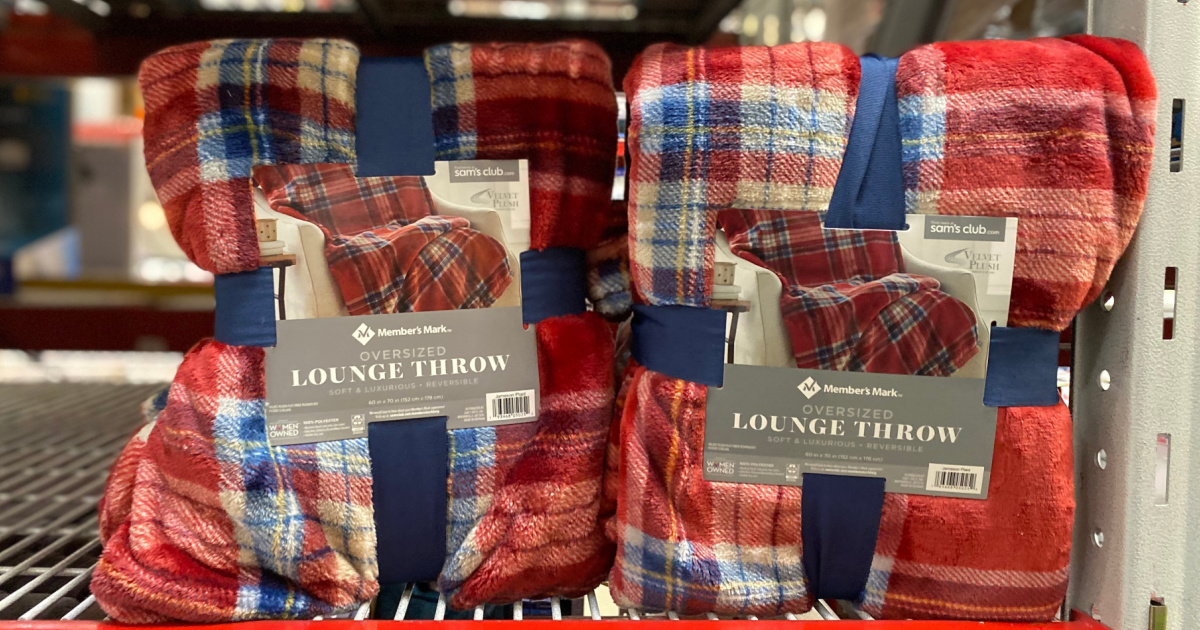 Oversized Throw Blankets from 9.98 at Sam's Club InStore & Online