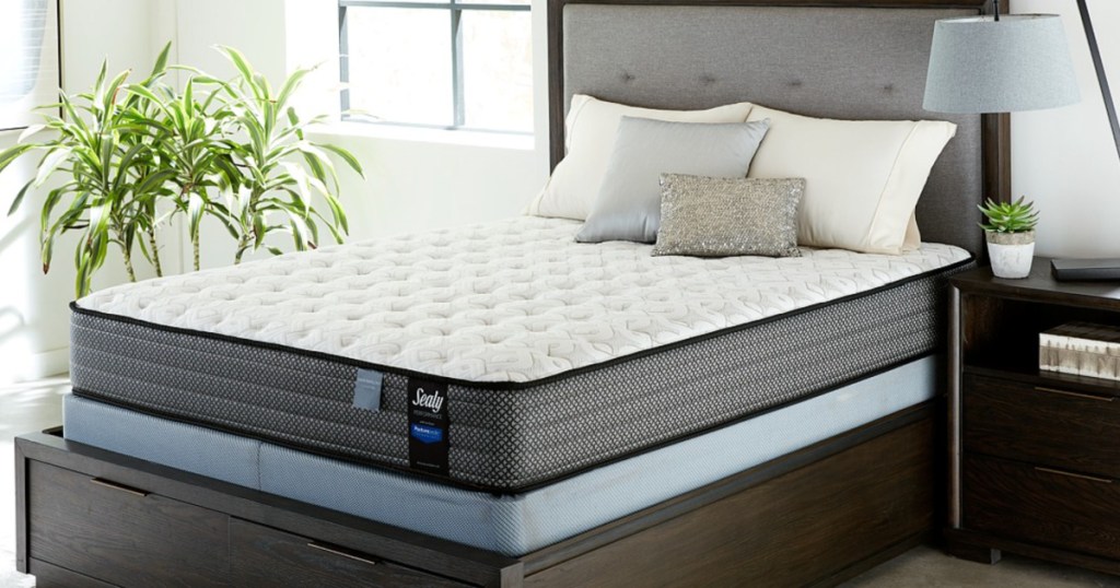 sealy stowbridge firm queen mattress set