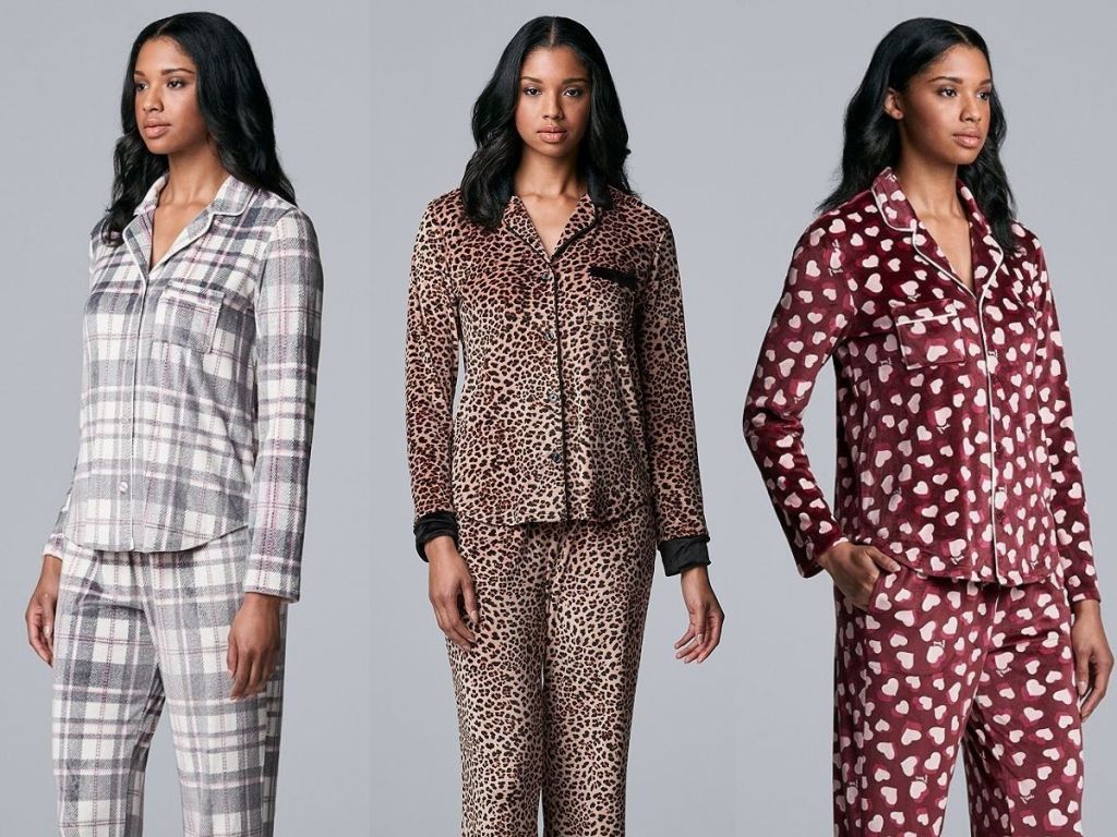 Simply Vera Vera Wang Pajama Sets & Sleepshirts from $14.96 on Kohl's.com  (Regularly $44+)