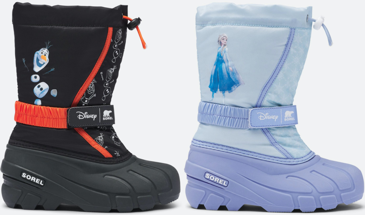 Disney Frozen 2 Kids Whitney Short Winter Snow Boot Sorel 
