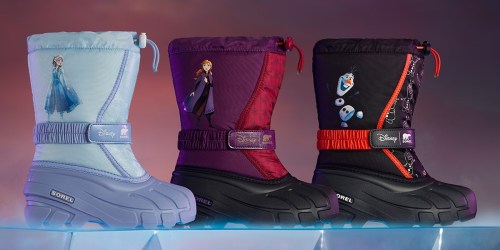 Sorel Disney Frozen 2 Kids Waterproof Boots from $25.58 Shipped (Regularly $65+)