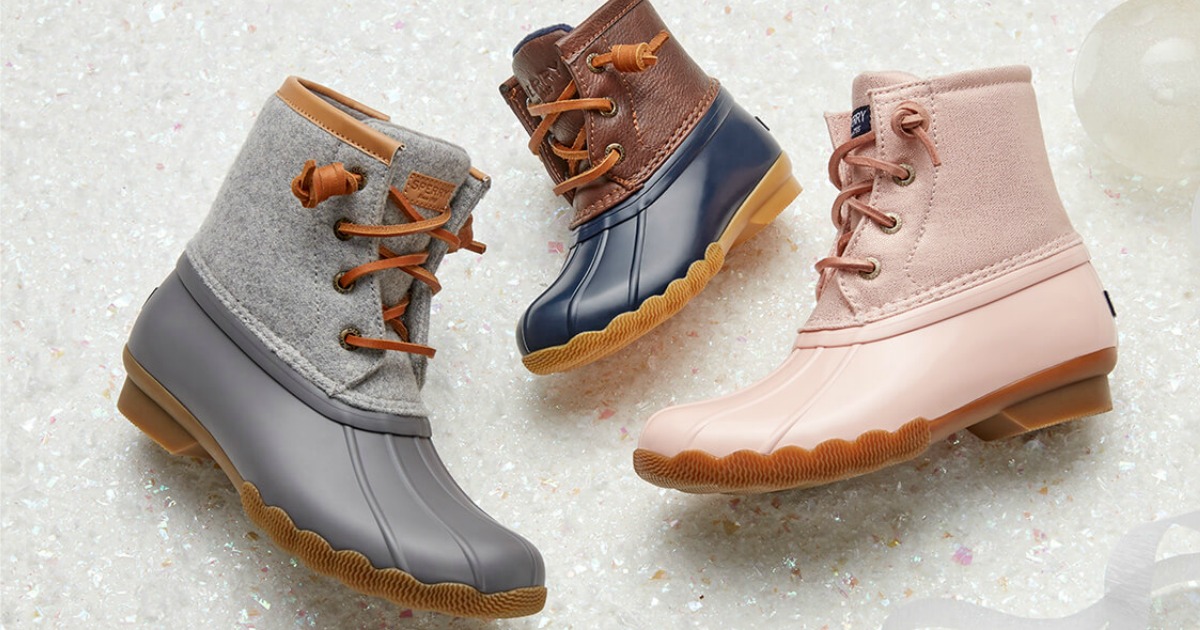 Off Sperry Boots for the Whole Family 