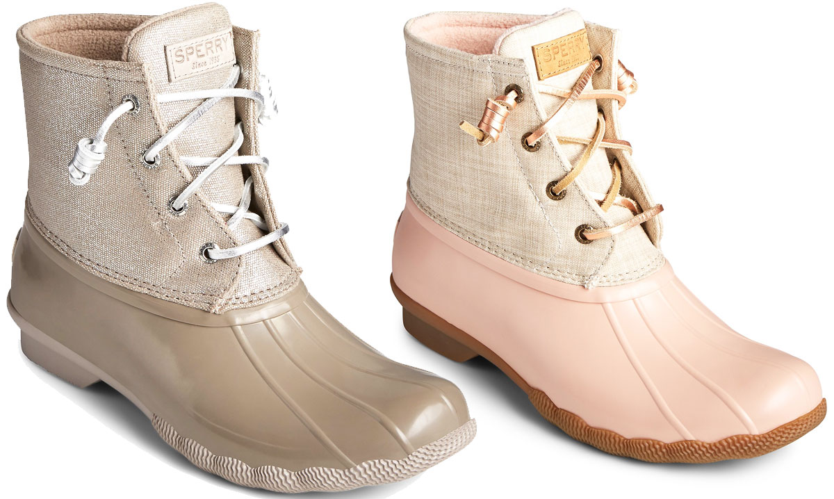 sperry rose oat duck boots