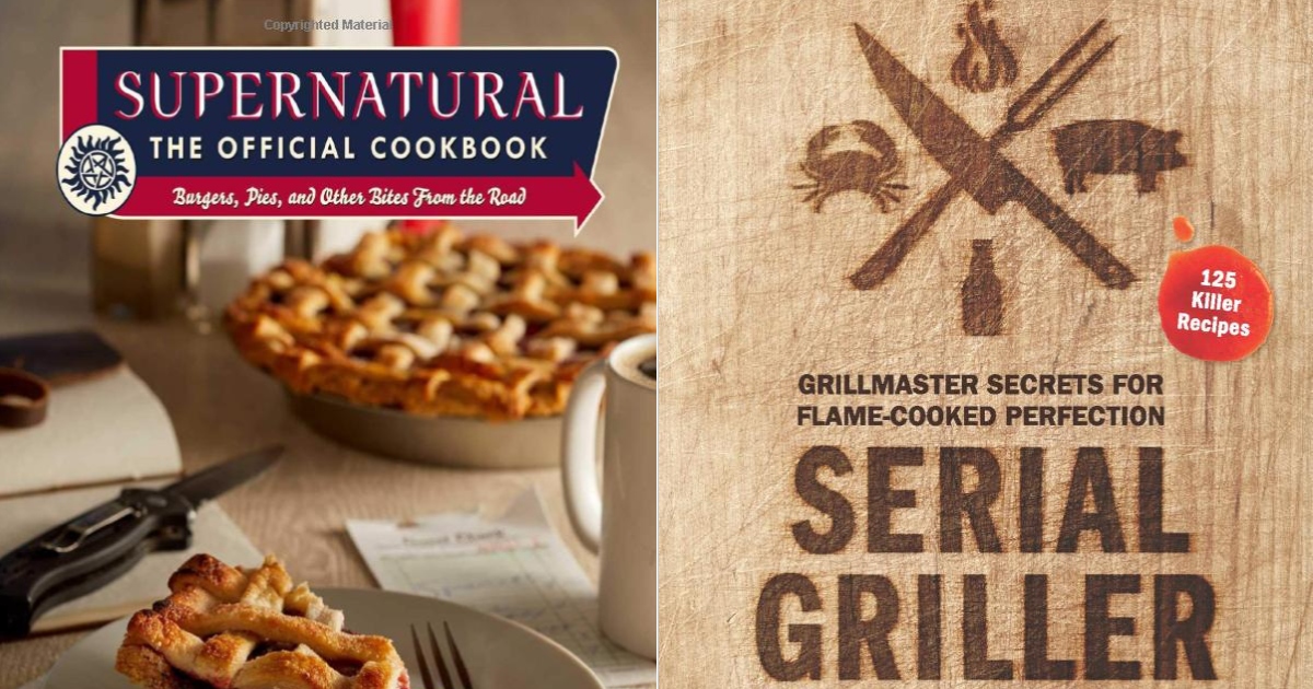 Supernatural and Serial Griller Cookbook covers