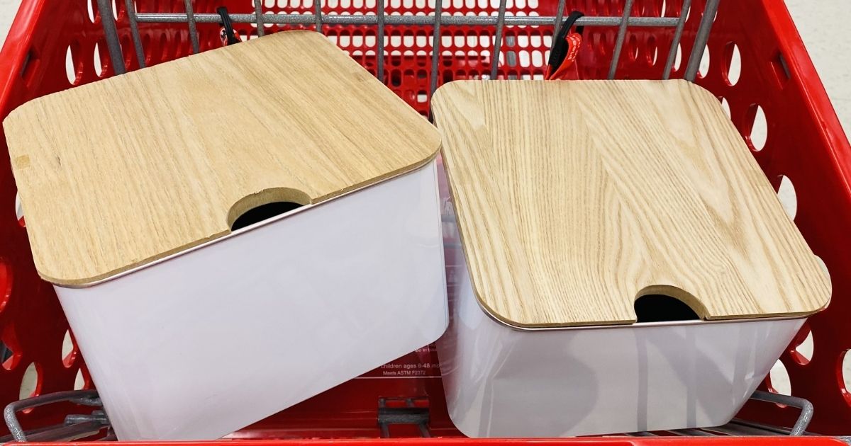 Target's $5 Storage Bins Helped Me Organize My Tiny Bathroom