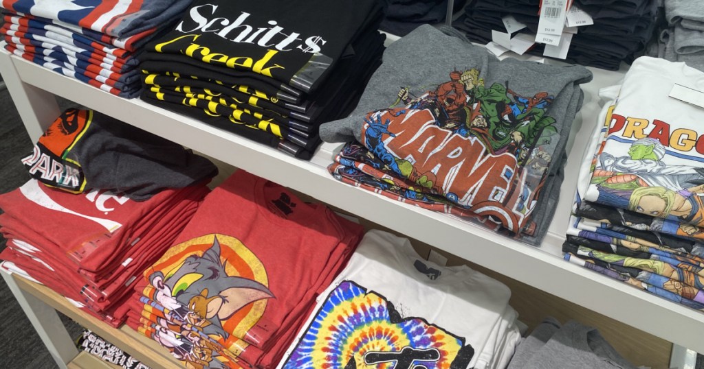 men's graphic tee's in store at target