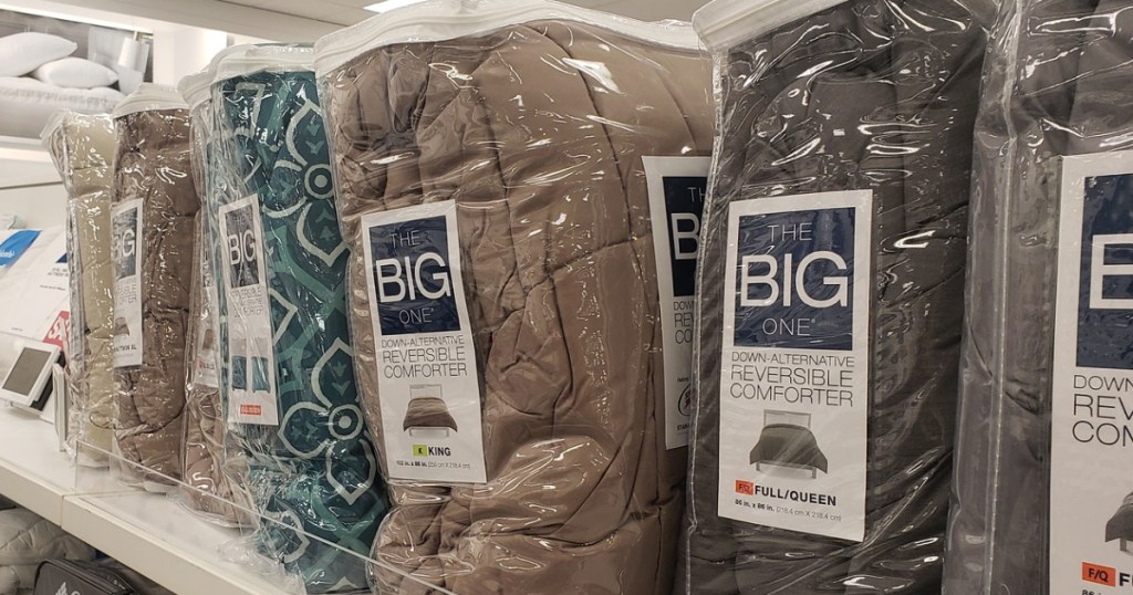 multiple the big one plush reversible comforters at kohl's