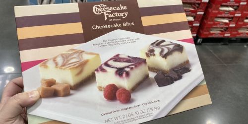 The Cheesecake Factory Cheesecake Bites 54-Count Box Only $13.49 at Costco