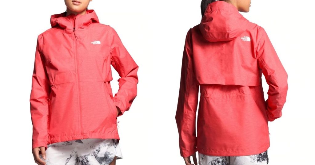 front and back The North Face Paze Rain Jacket
