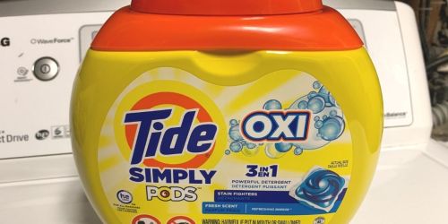 Tide Simply Pods w/ OXI 55-Count Packs Only $7.53 Each Shipped on Amazon