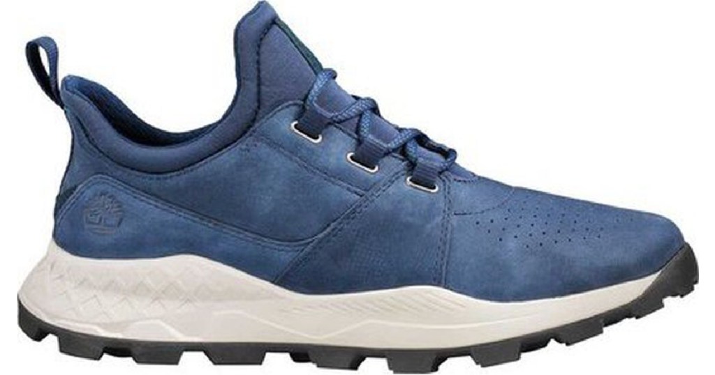 blue men's timberland shoes