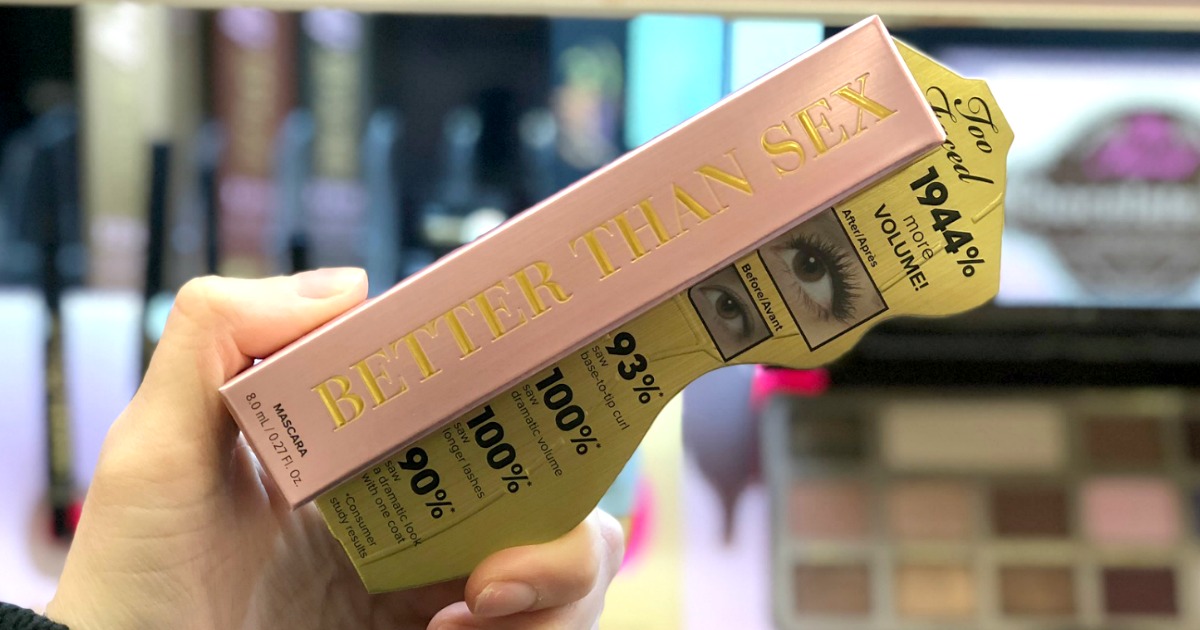 Too Faced Better Than Sex Mascara 3Pack Just 27.50 Shipped for New QVC Customers (Only 9.17