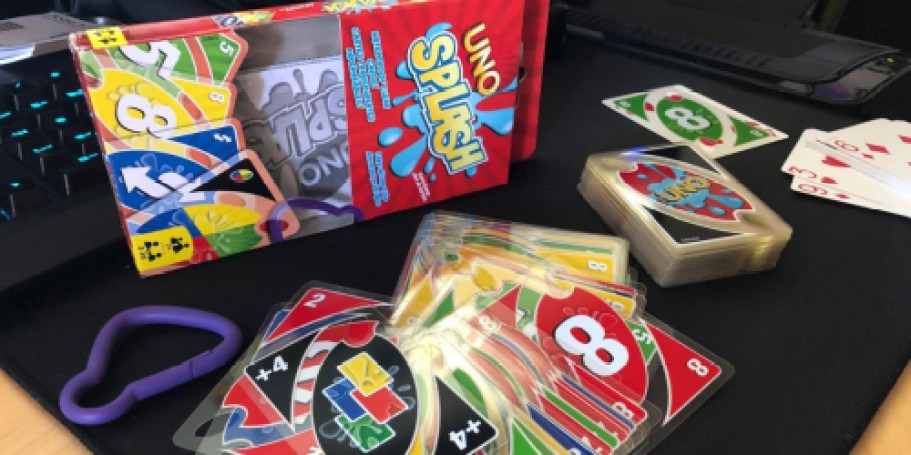 UNO Splash Waterproof Card Game Only $6.49 on Amazon (Reg. $12)