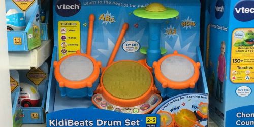 VTech Drum Set Just $12.79 on Amazon or Target.com (Regularly $22) | Includes 9 Melodies