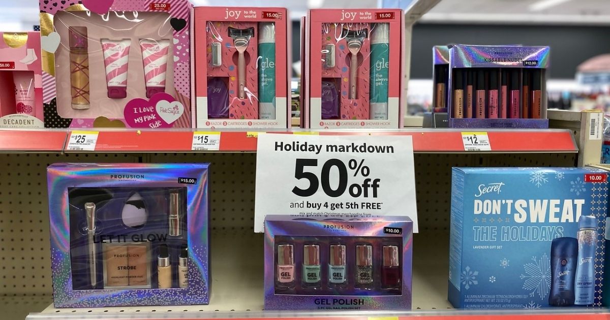 50 Off Holiday Personal Care & Beauty Gift Sets + Buy 4