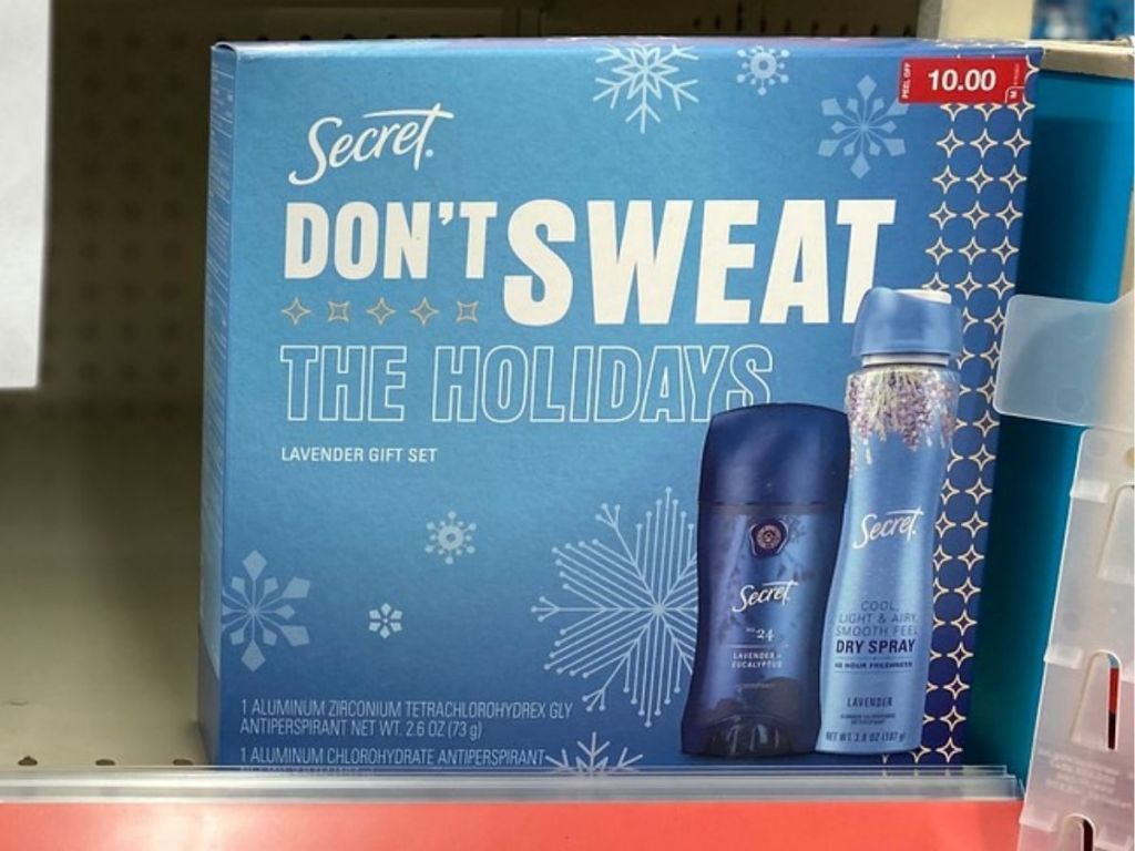 Secret deodorant gift set