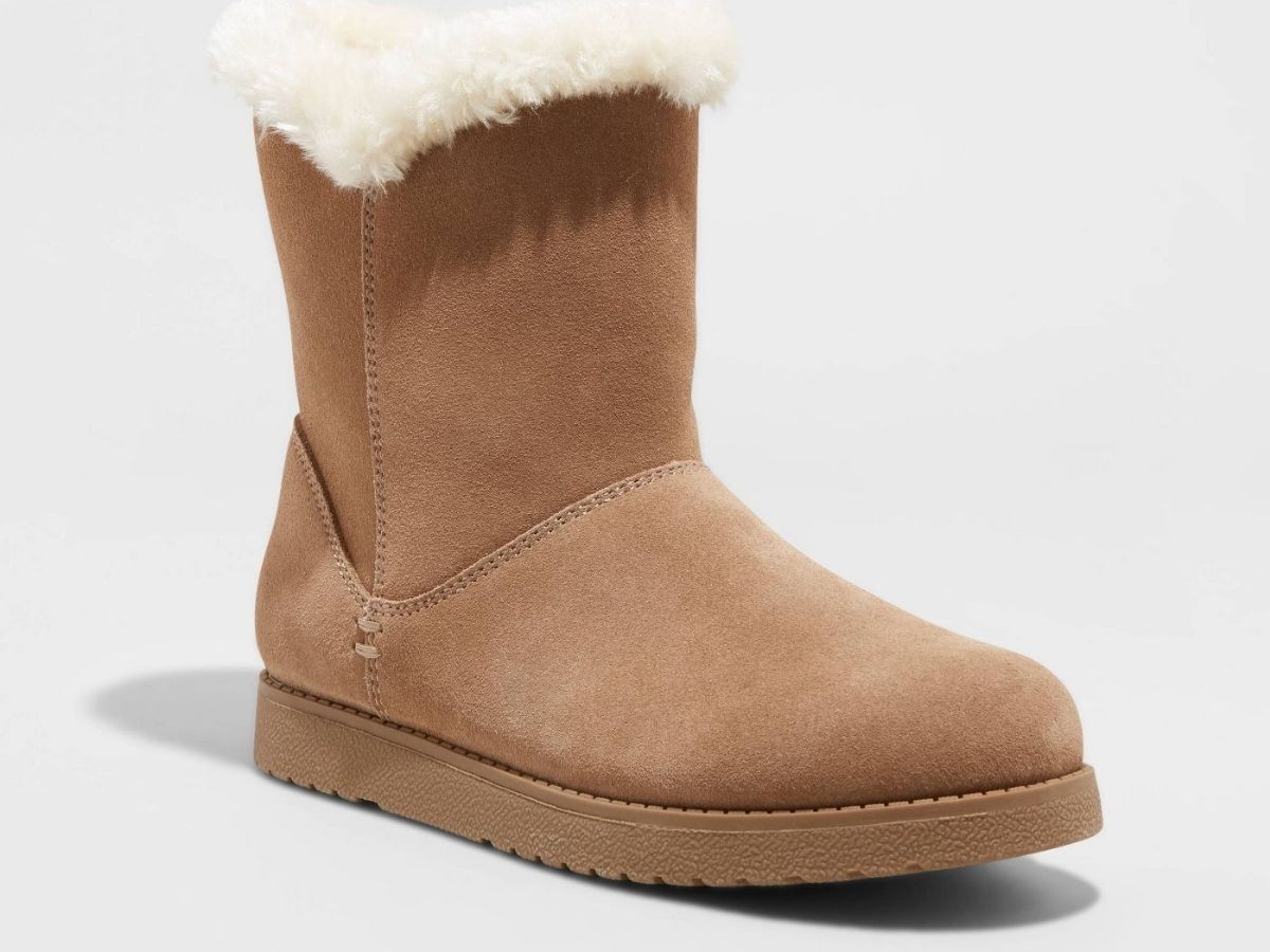 target womens boots with fur