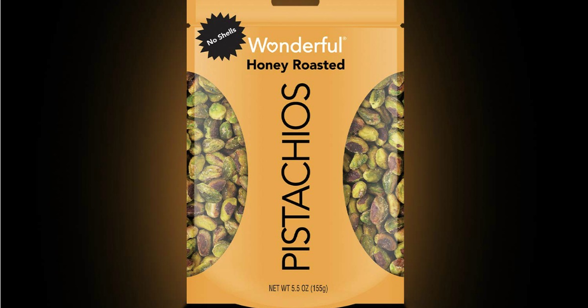 Wonderful Honey Roasted Pistachios, 5.5 oz