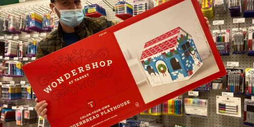 Wondershop Color-Your-Own Gingerbread Playhouse Kits Just $20 on Target.com