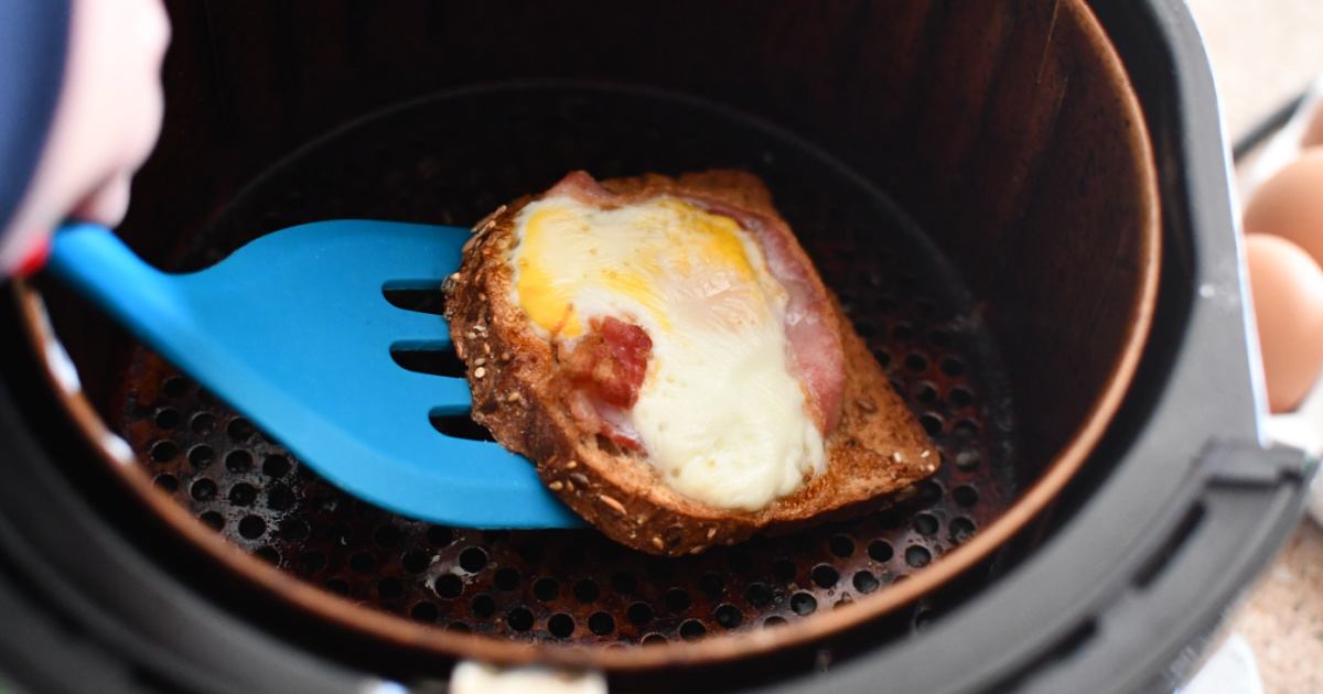 Egg Toast In The Air Fryer Breakfast Hack Makes Mornings Easy